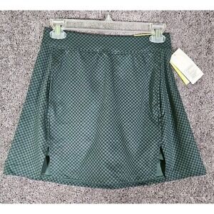 Women's Hugh Rise Knit Slit Skort- All In Motion Green S . NWT Target